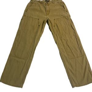 Bananarepublic mens pants doubleknee carpenters hammerloop workwear canvas 30x30